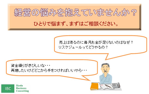 経営の悩みを抱えていませんか?